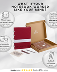 Notebook Set Box™ - BURGUNDY