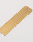 Brass ruler